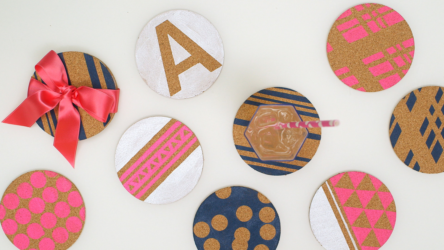 Video Custom Cork Coasters Martha Stewart